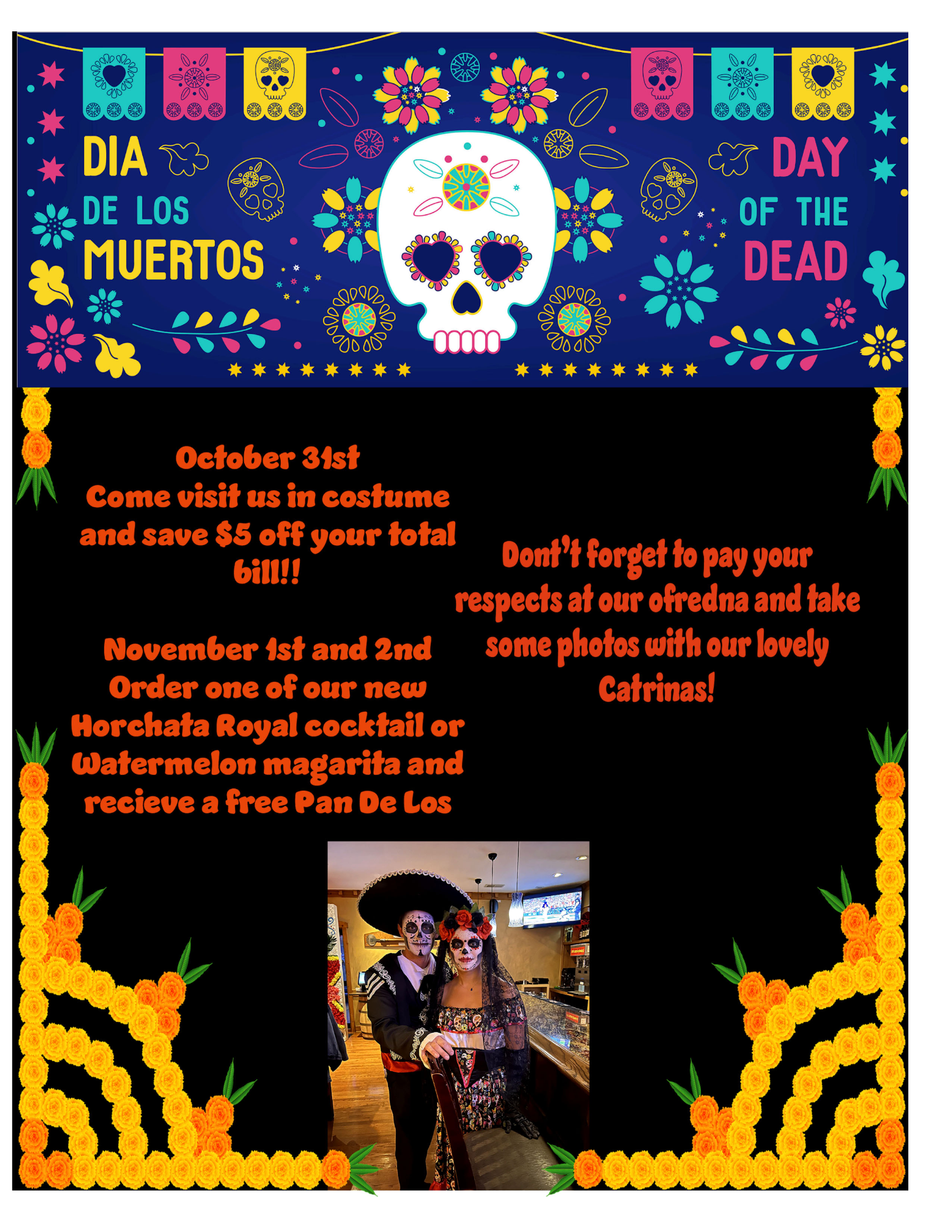 Dia de los Muertos Specials